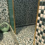 shower mosaic tiling