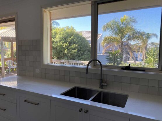 Carnegie kitchen renovation tiling